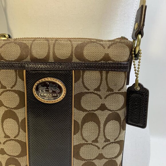Classic **Coach Legacy Signature Stripe - Picture 2 of 7